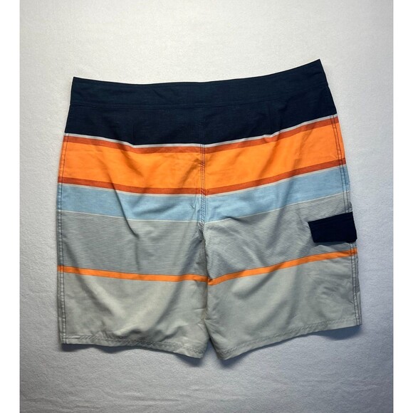 Trinity board shorts multi color stripes men's size 38 - Picture 1 of 6